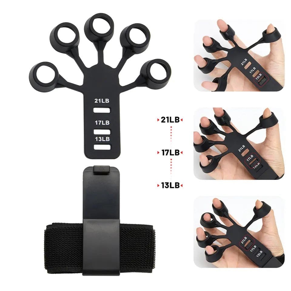 Finger Gripper, 6 Resistant Finger Exerciser, Patients Hand Recovery Physical Tools, Guitar Finger Strengthener, Silicone Gripster Grip, Finger Stretcher Hand Grip, Finger Sleeve for Guitar, Hand Therapy and Training Device Finger Gripper, 6 Resistant Finger Exerciser, Patients Hand Recovery Physical Tools, Guitar Finger Strengthener, Silicone Gripster Grip, Finger Stretcher Hand Grip, Finger Sleeve for Guitar, Hand Therapy and Training Device